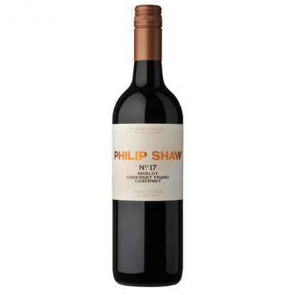 Philip Shaw Wines No. 17 Merlot Cabernet Franc 2022 (6 Bottles) Orange