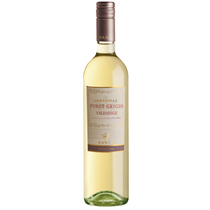 Santi Sortesele Pinot Grigio Vegan Friendly (6 Bottles) Valdadige DOCG Italy