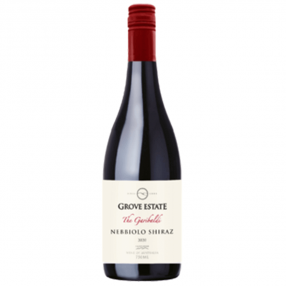 Grove Estate Wines The Garibaldi Nebbiolo Shiraz 2020 (12 Bottles) Hilltops, NSW