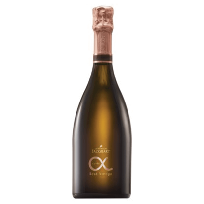 Champagne Jacquart 2010 Cuvee Alpha Rose (3 Bottles) Reims, France