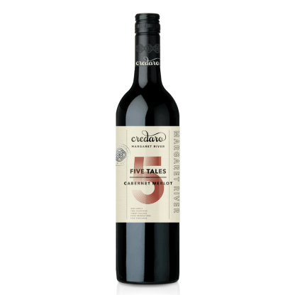 Credaro Five Tales Cabernet Merlot 2021 (12 Bottles) Caves Road, Yallingup