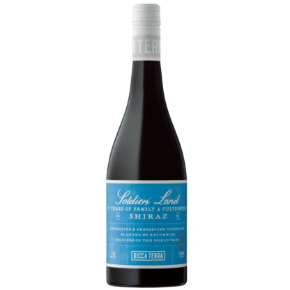 Ricca Terra Soldiers’ Land Shiraz 2022 (12 Bottles) Riverland, SA