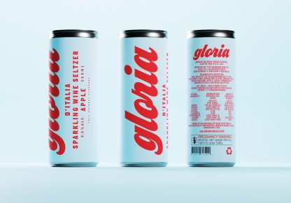 Gloria d'Italia Pinot Grigio Seltzer (24 Cans) Trentino, Italy - SUMMER SALE